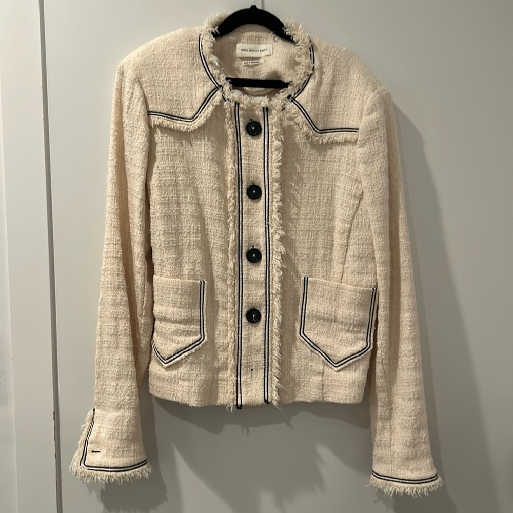 Isabel Marant Etoile cream and black tweed jacket size 2/4